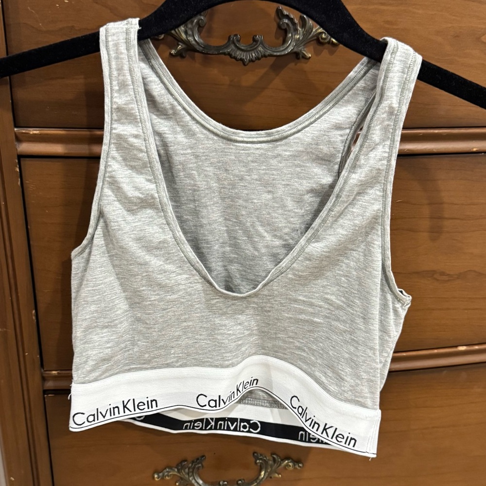 Calvin Klein Light Gray Bralette